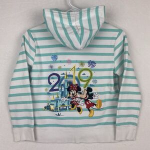 Disney 2019 Mickey Minnie Mouse and Chip and Dale Zip up Sweater Girls Large
